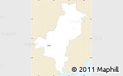 Classic Style Simple Map of Ronnede, single color outside
