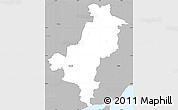 Gray Simple Map of Ronnede