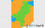 Political Simple Map of Ronnede