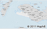 Silver Style 3D Map of Rudbjerg