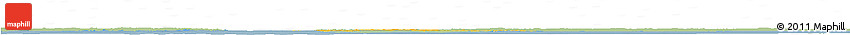 Savanna Style Horizon Map of Rudbjerg, single color outside