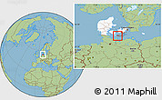 Savanna Style Location Map of Rudbjerg, highlighted country, highlighted parent region
