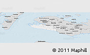 Silver Style Panoramic Map of Rudbjerg