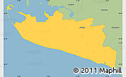 Savanna Style Simple Map of Rudbjerg