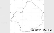 Blank Simple Map of Stevns, cropped outside, no labels