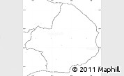Blank Simple Map of Stevns, no labels