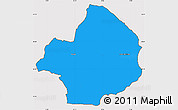 Political Simple Map of Stevns, cropped outside