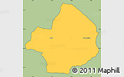 Savanna Style Simple Map of Stevns, cropped outside