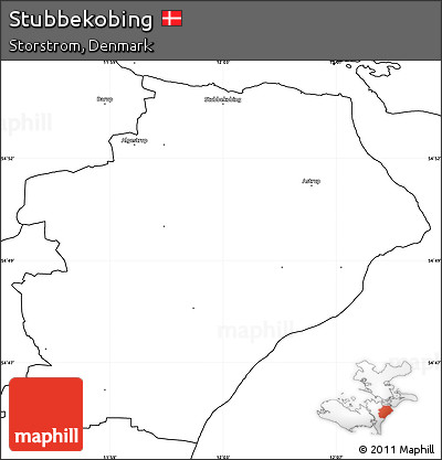 Blank Simple Map of Stubbekobing