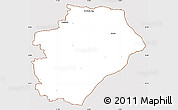 Classic Style Simple Map of Stubbekobing, cropped outside
