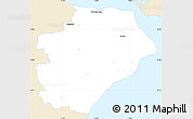 Classic Style Simple Map of Stubbekobing, single color outside