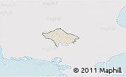 Shaded Relief 3D Map of Susa, single color outside