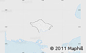 Silver Style Map of Susa, single color outside