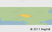 Savanna Style Panoramic Map of Susa, single color outside