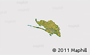 Satellite 3D Map of Vordingborg, cropped outside