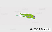 Physical Panoramic Map of Vordingborg, cropped outside