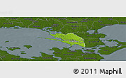 Physical Panoramic Map of Vordingborg, darken
