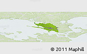 Physical Panoramic Map of Vordingborg, lighten