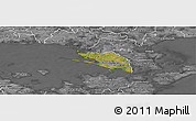 Satellite Panoramic Map of Vordingborg, desaturated