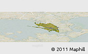 Satellite Panoramic Map of Vordingborg, lighten