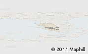 Shaded Relief Panoramic Map of Vordingborg, lighten