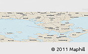 Shaded Relief Panoramic Map of Vordingborg
