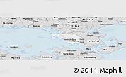 Silver Style Panoramic Map of Vordingborg
