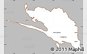 Gray Simple Map of Vordingborg, cropped outside