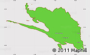 Political Simple Map of Vordingborg, cropped outside