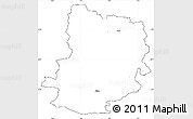 Blank Simple Map of Jelling, cropped outside