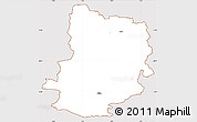Classic Style Simple Map of Jelling, cropped outside