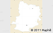 Classic Style Simple Map of Jelling, single color outside