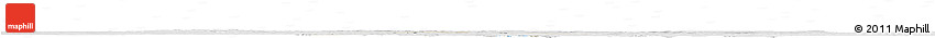 Shaded Relief Horizon Map of Kolding, lighten, desaturated