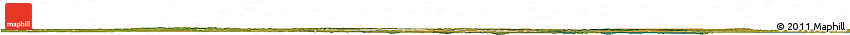 Shaded Relief Horizon Map of Kolding, satellite outside
