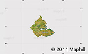 Satellite Map of Kolding, cropped outside