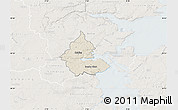 Shaded Relief Map of Kolding, lighten