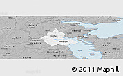 Gray Panoramic Map of Kolding