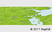 Physical Panoramic Map of Kolding