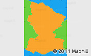 Political Simple Map of Lundserskov
