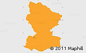 Political Simple Map of Lundserskov, single color outside