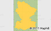 Savanna Style Simple Map of Lundserskov