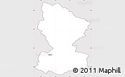 Silver Style Simple Map of Lundserskov, cropped outside
