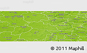 Physical Panoramic Map of Norre Snede