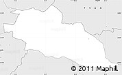 Silver Style Simple Map of Norre Snede