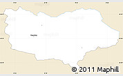 Classic Style Simple Map of Vamdrup, single color outside