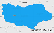 Political Simple Map of Vamdrup, single color outside, borders and labels
