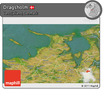 Satellite 3D Map of Dragsholm