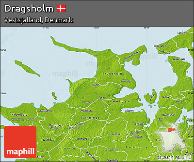 Physical Map of Dragsholm