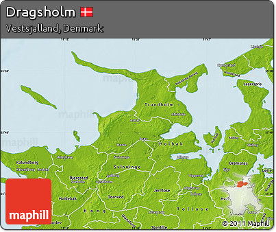Physical Map of Dragsholm