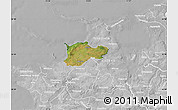 Satellite Map of Dragsholm, lighten, desaturated